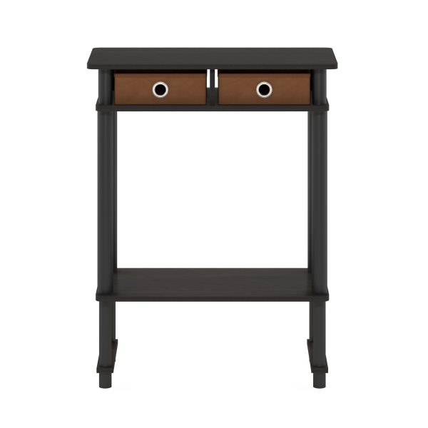 Furinno Furinno Turn-N-Tube Tall-Wide Hallway Console Table With Bin