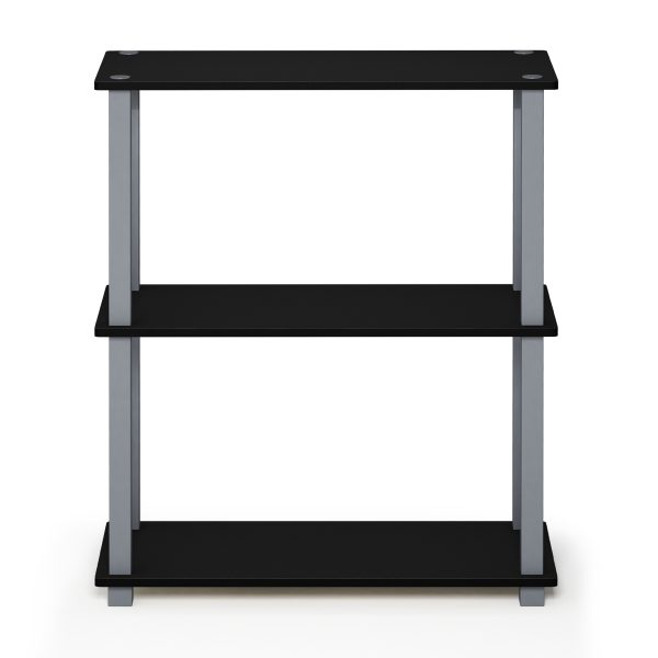 Furinno Furinno Turn-S-Tube 3-Tier Compact Multipurpose Shelf Display Rack With Square Tube