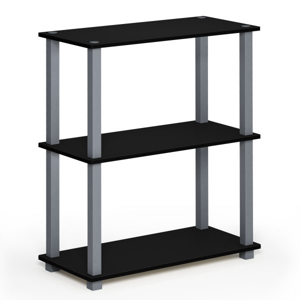 furinno Furinno Turn-S-Tube 3-Tier Compact Multipurpose Shelf Display Rack with Square Tube