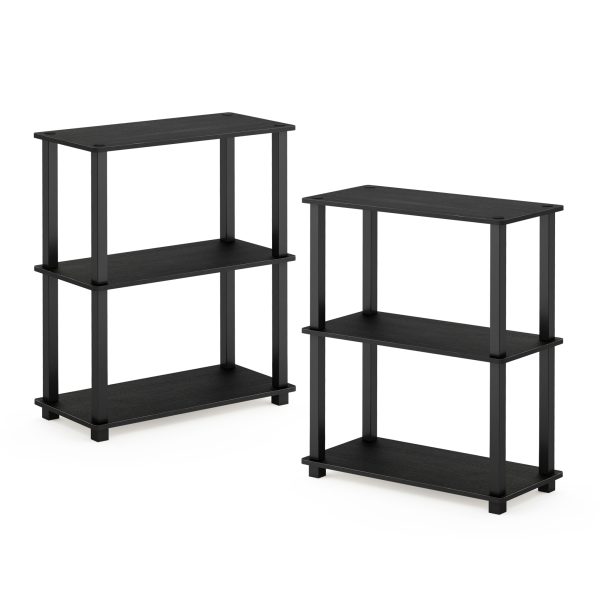 furinno Furinno Turn-S-Tube 3-Tier Compact Multipurpose Shelf Display Rack with Square Tube Set of 2 furinno Furinno Turn-S-Tube 3-Tier Compact Multipurpose Shelf Display Rack with Square Tube Set of 2