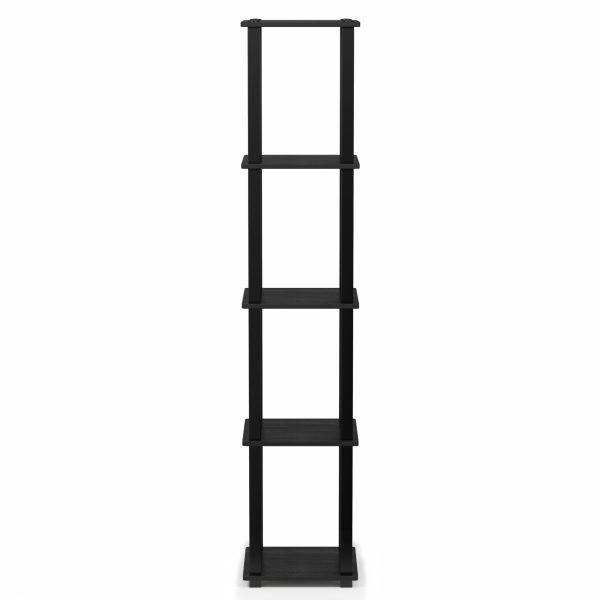 Furinno Furinno Turn-S-Tube 5-Tier Corner Square Rack Display Shelf With Square Tube