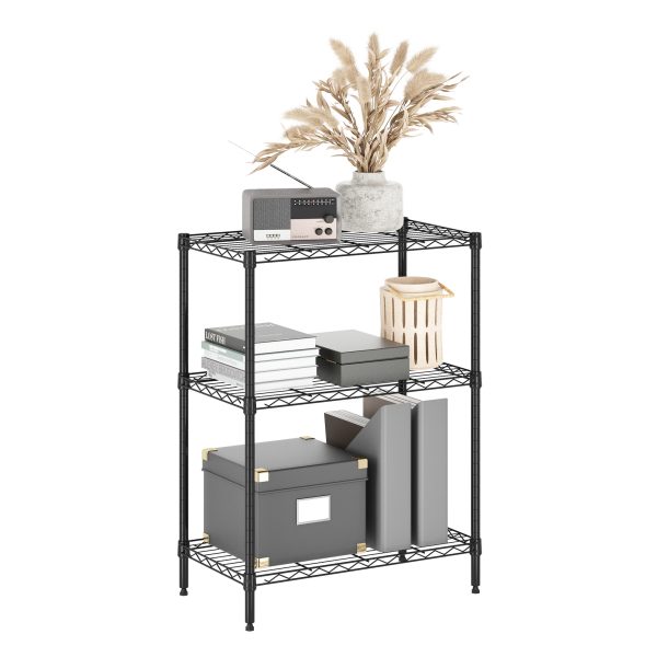 Furinno Furinno Wayar 3-Tier Metal Storage Shelf Rack 23 X 13 X 30