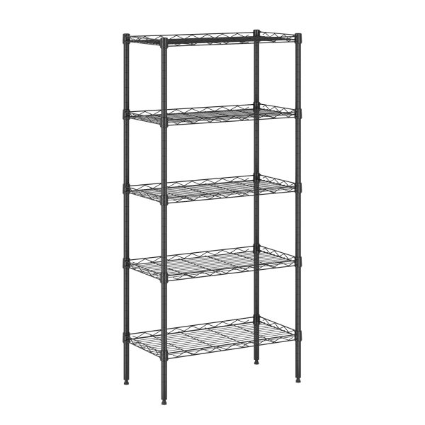 furinno Furinno Wayar 5-Tier Metal Storage Shelf Rack 21 x 12 x 48