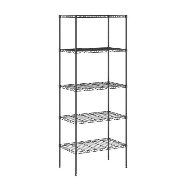 furinno Furinno Wayar 5-Tier Metal Storage Shelf Rack 24 x 14 x 60