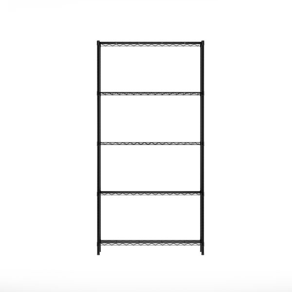Furinno Furinno Wayar 5-Tier Metal Storage Shelf Rack 36 X 14 X 72