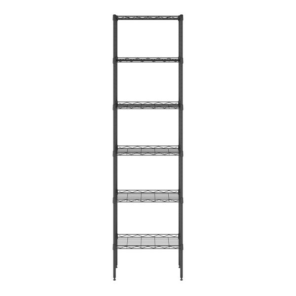 Furinno Furinno Wayar 6-Tier Metal Storage Shelf Rack 17 X 12 X 64