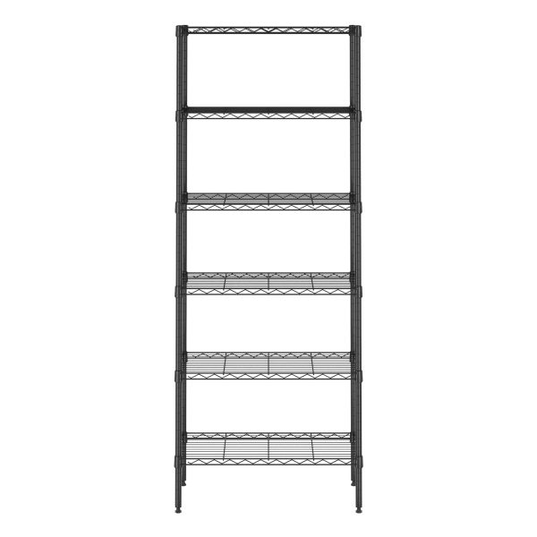 Furinno Furinno Wayar 6-Tier Stackable Metal Storage Shelf Rack 23 X 13 X 59