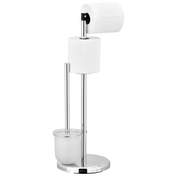 Furinno Furinno Wayar Toilet Paper Holder With Brush Stand Chrome