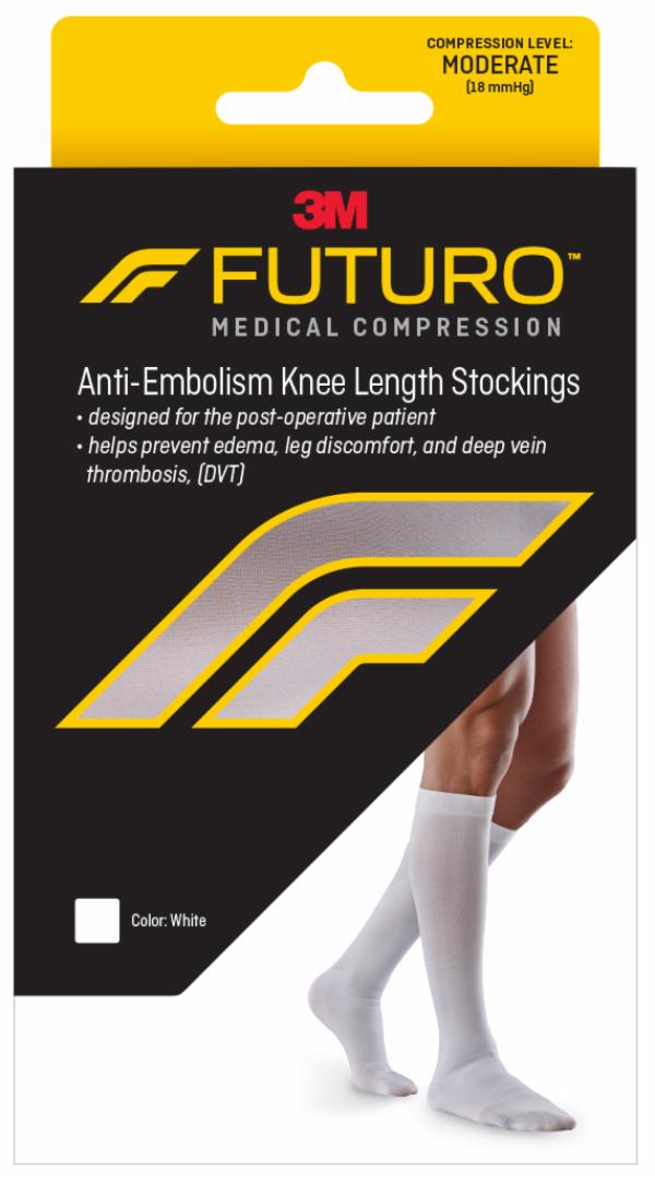 futuro FUTURO Anti-Embolism Stockings Knee Length Closed Toe 7105xxx