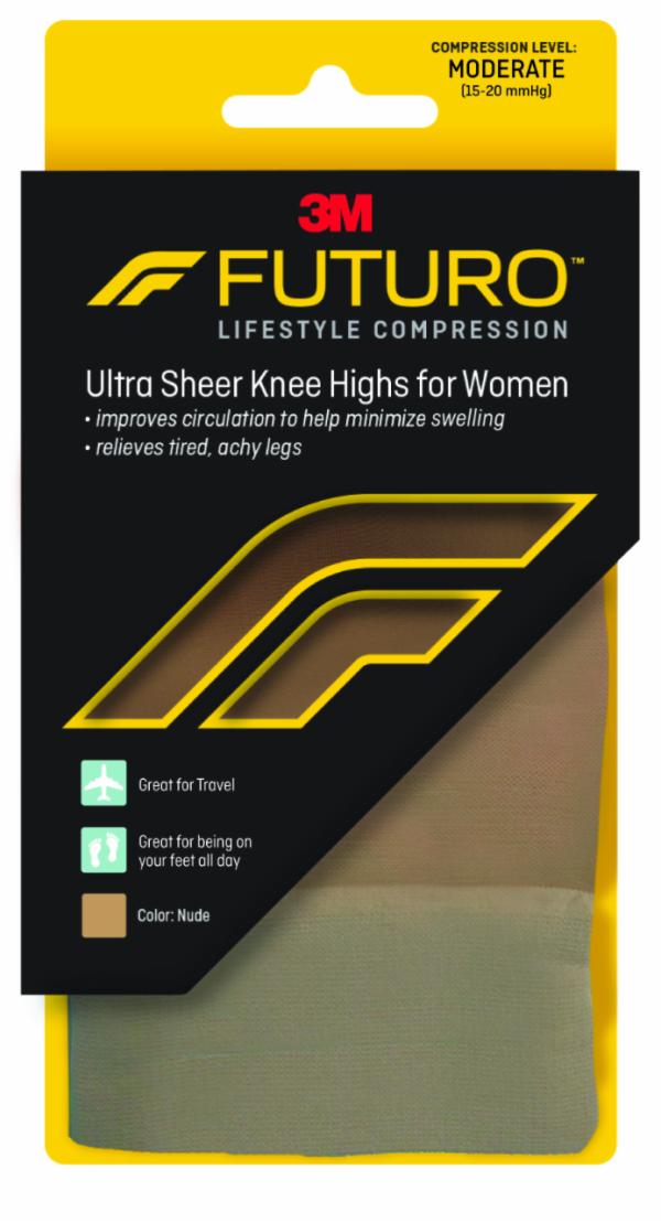 futuro FUTURO Ultra Sheer Knee Highs for Women Moderate Compression 7106xxx