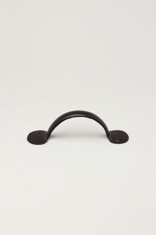 G Decor 6" Coinbase Hand Forged Pull Handles In Beeswax And Black Finish Beeswax
