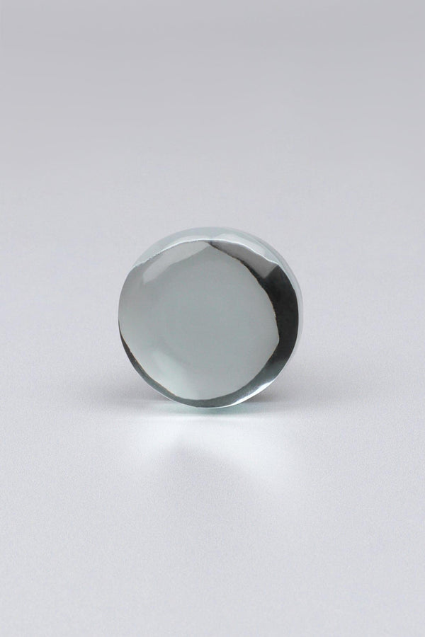 G Decor Alma Crystal-Clear Mirrored Glass Drawer And Cabinet Knobs Square