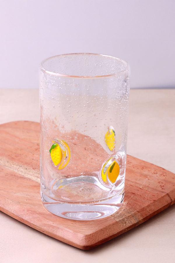 G Decor Berry & Bow Bubble Glasses Handcrafted & Handmade Bubble-Textured Fruit & Ribbon Bow Drinkware Strawbery