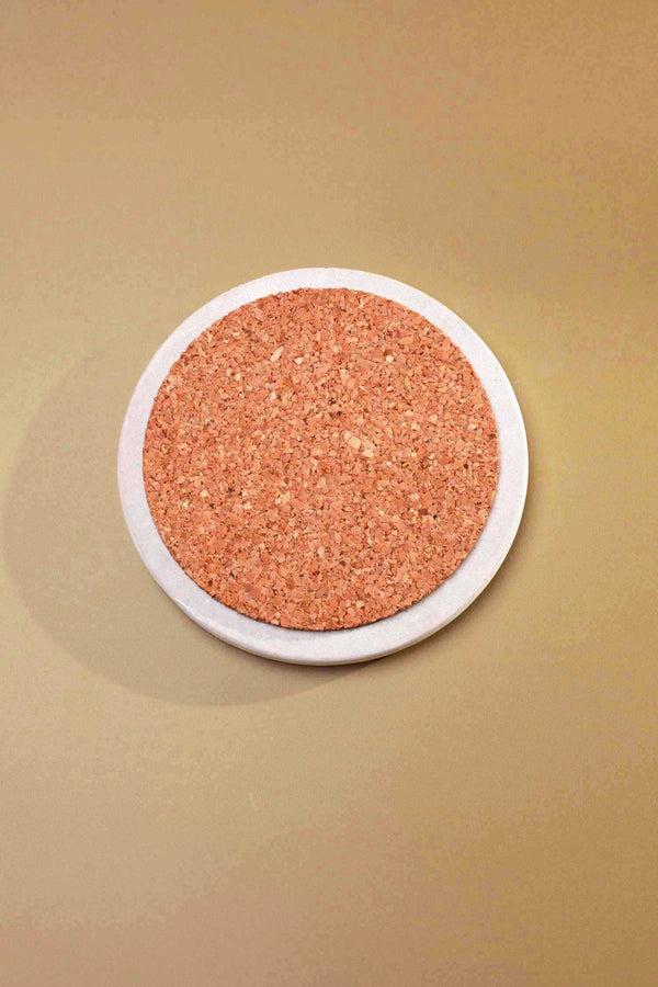 G Decor British Pub Bee Handcrafted Mosaic Coaster Black White & Gold Tile Art White