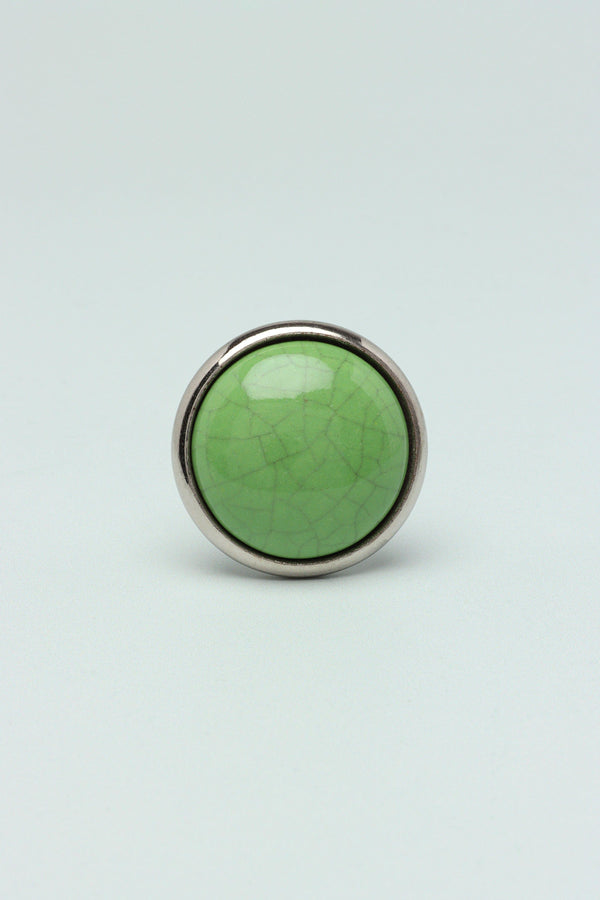 G Decor Charming Crackle Colour Glazed Door Knobs With Chrome Base Pink