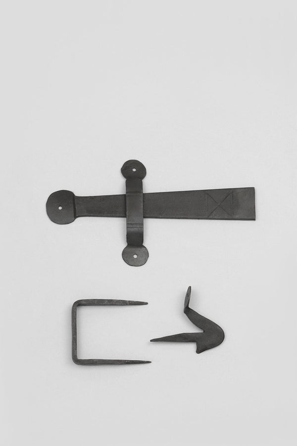 G Decor Coinbase Hand Forged Suffolk Thumb Latch In Black Finish Black