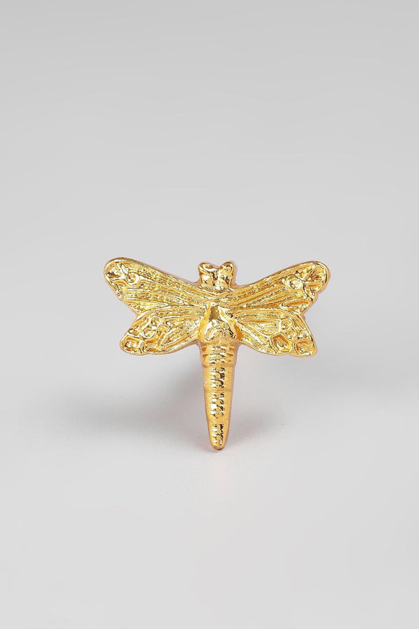 G Decor Designer Handcrafted Dancing Wings Dragonfly Cupboard & Drawer Handle Silver