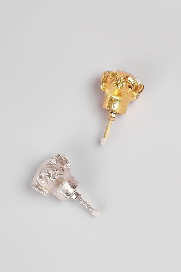 g decor Designer Handcrafted Loyal Companion Dog Cupboard & Drawer Handle Silver