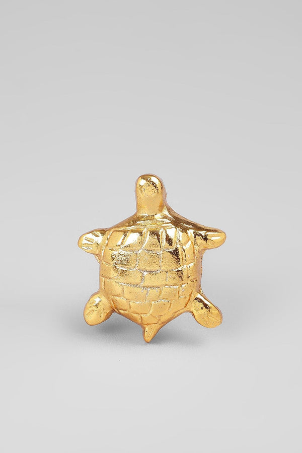 G Decor Designer Handcrafted Nature-Inspired Turtle Cupboard & Drawer Handle Silver