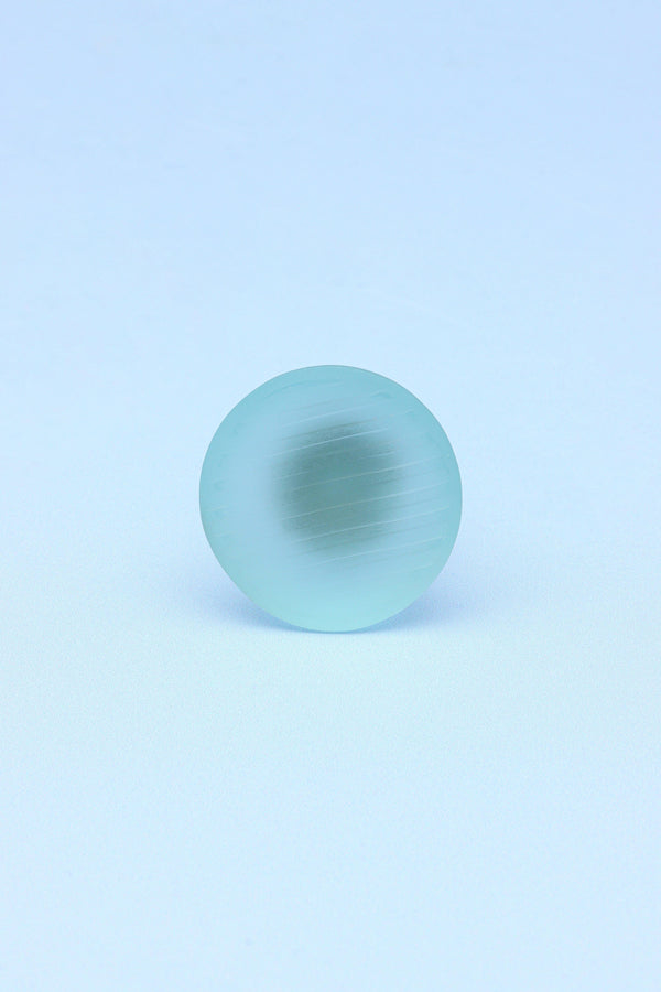 G Decor Desiree Frosted Glass Knobs Ribbed Matte Finish In Pastel Hues Pink