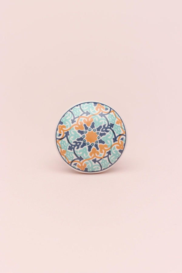 G Decor Divine Will Decorative Ceramic Door Knob Handle Divine