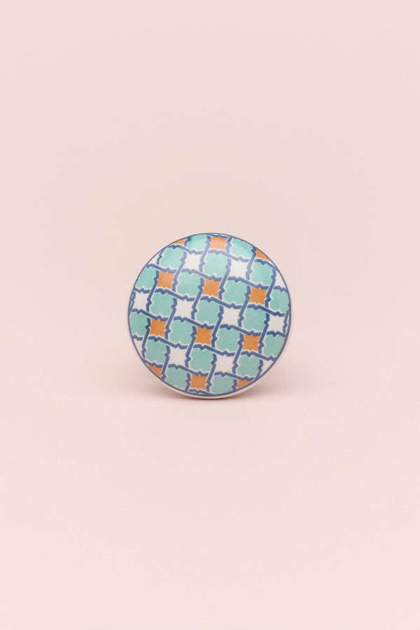 G Decor Divine Will Decorative Ceramic Door Knob Handle Divine