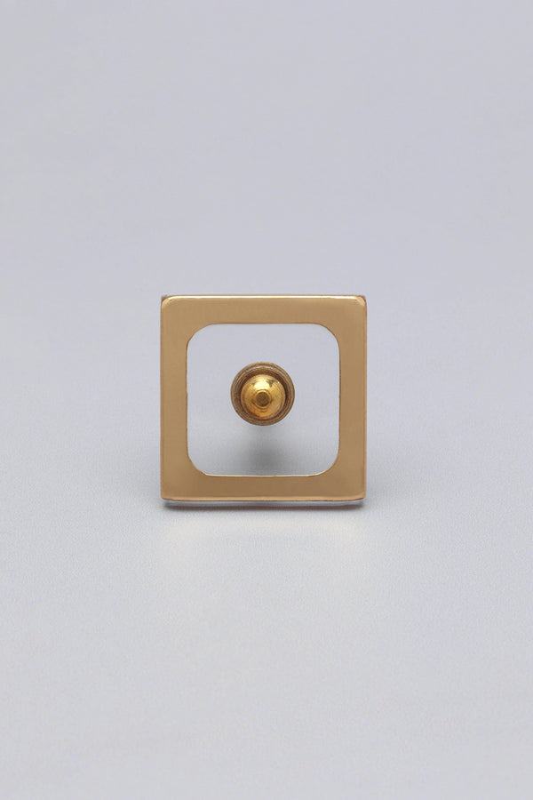 G Decor Elton Transparent Charm Gold & Glass Pull Knobs