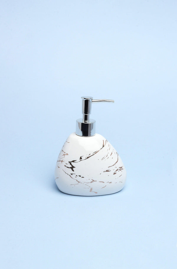 G Decor Five Piece Lisbon Marble Effect Bathroom Set