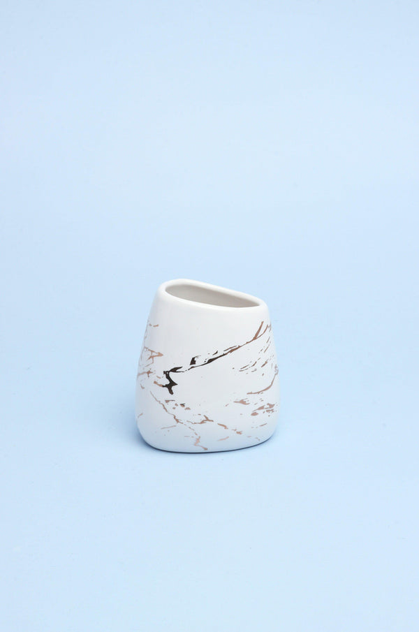 G Decor Five Piece Lisbon Marble Effect Bathroom Set