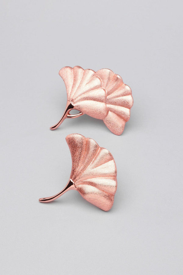 g decor Fossil Ginkgo Rose Gold Matte Door Knobs One Leaf g decor Fossil Ginkgo Rose Gold Matte Door Knobs One Leaf