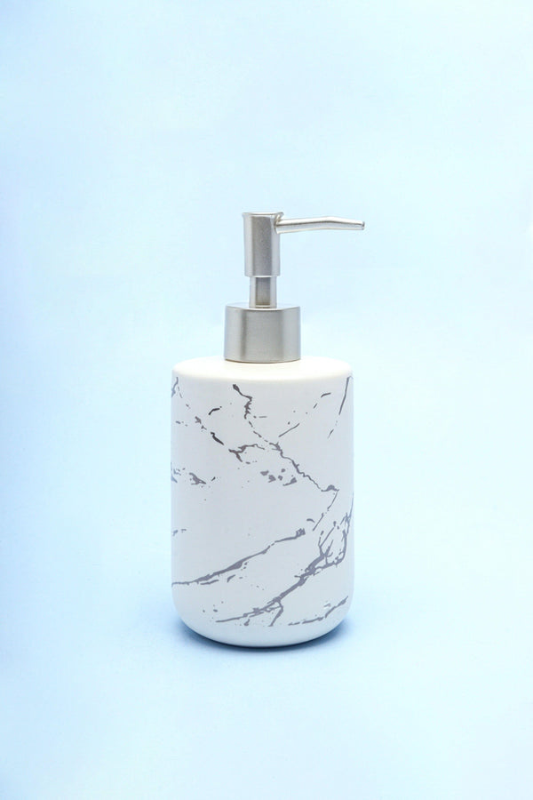 G Decor Four Piece Naples Marble Effect Bathroom Set