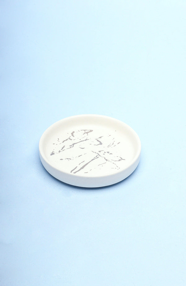 G Decor Four Piece Naples Marble Effect Bathroom Set