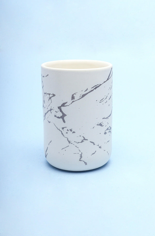 G Decor Four Piece Naples Marble Effect Bathroom Set