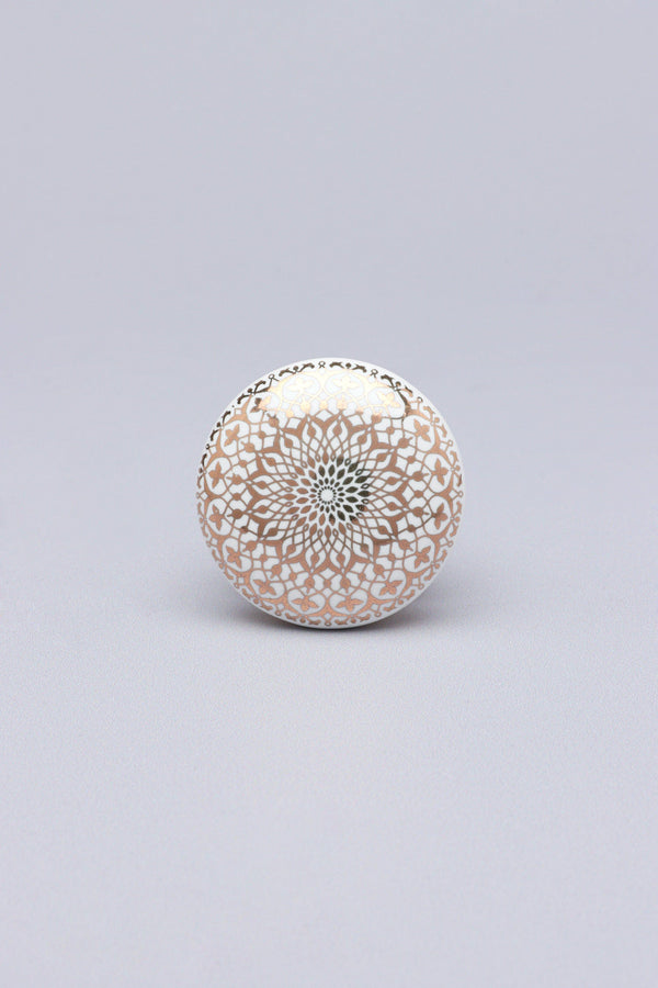G Decor Aristocracy Gold Elegant Ceramic Door Knob