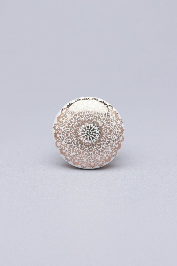 G Decor Aristocracy Gold Elegant Ceramic Door Knob
