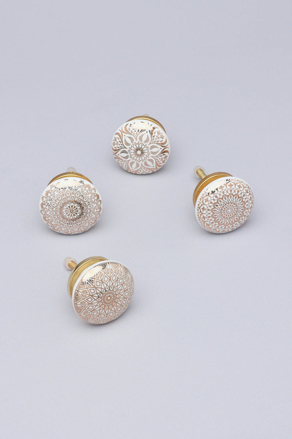 g decor Aristocracy Gold Elegant Ceramic Door Knob