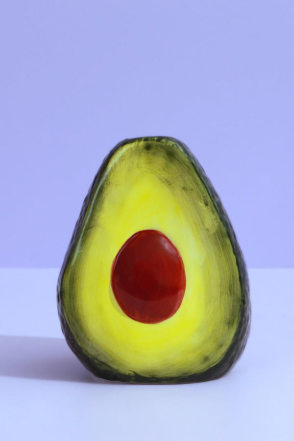 G Decor Ceramic Avocado-Shaped Vase