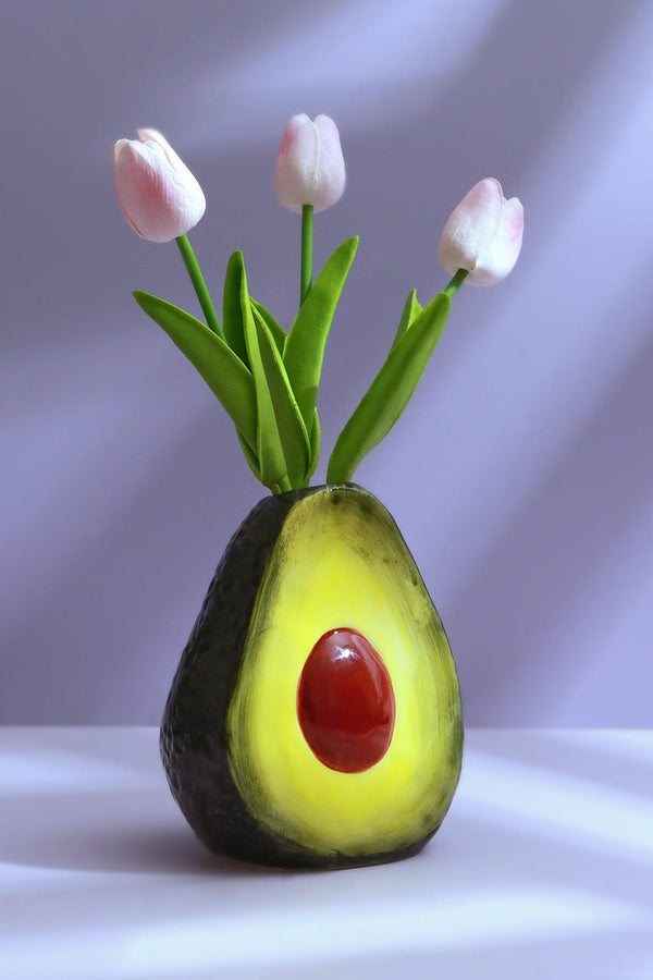 g decor Ceramic Avocado-Shaped Vase