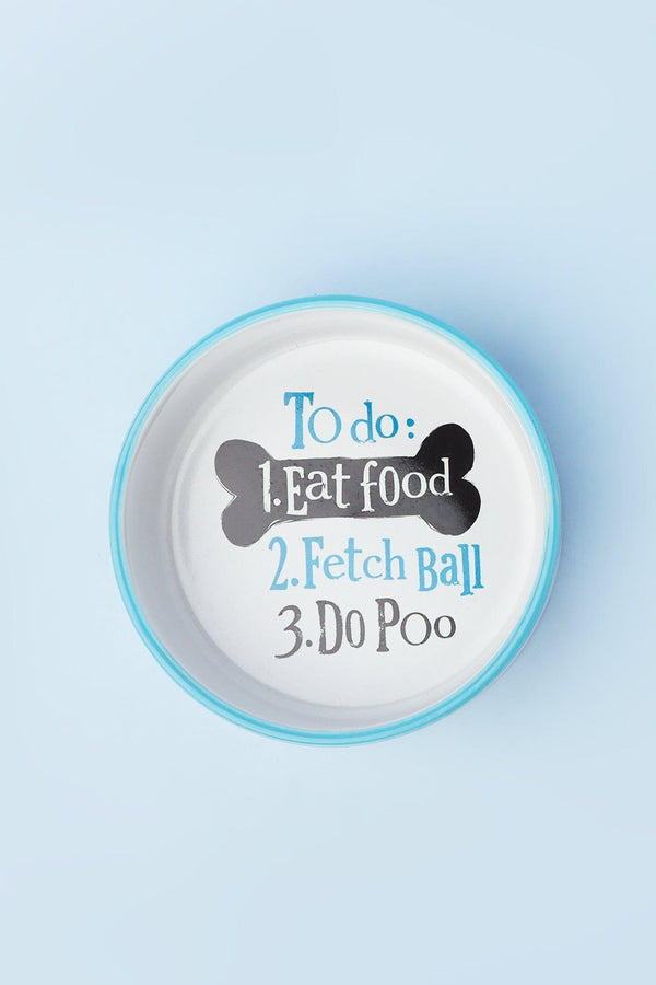 g decor Doggy To Do List Dish