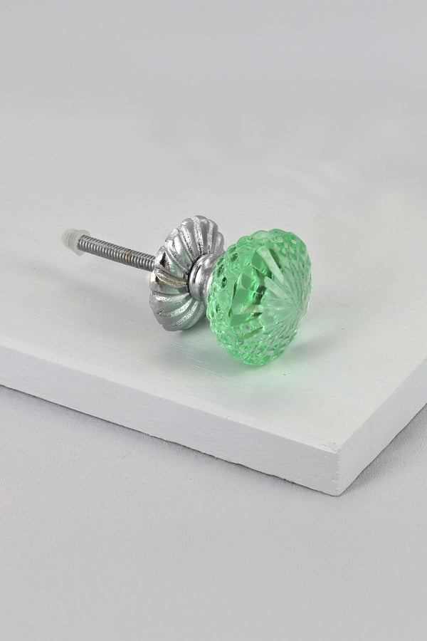 G Decor Glacier Jam Crystal Glass Pull Knobs Pink