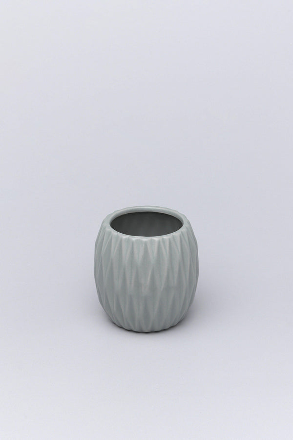 G Decor Grey Pattern Ceramic Bath Accessory Set