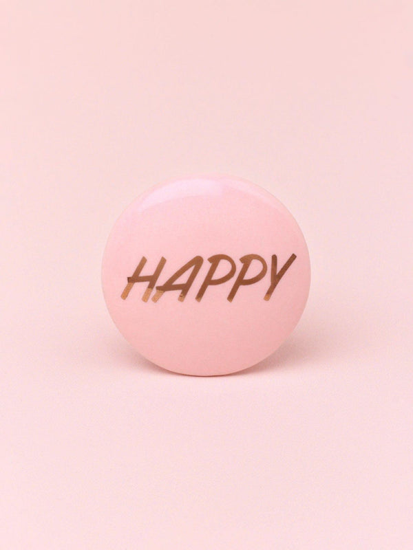 G Decor Happy Pineapple Ceramic Door Knob