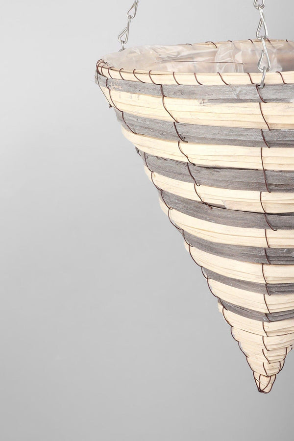 G Decor Large Cone Hanging Planter