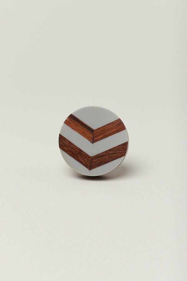 G Decor Nordic Trail Woodland Cabinet Knob Grey