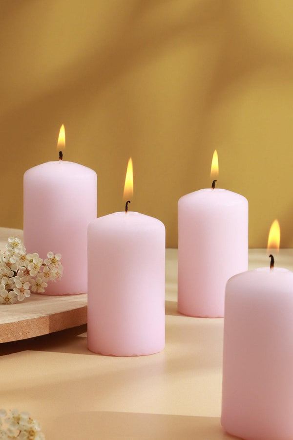 G Decor Pack Of 4 Cherry Blossom Scented Candles