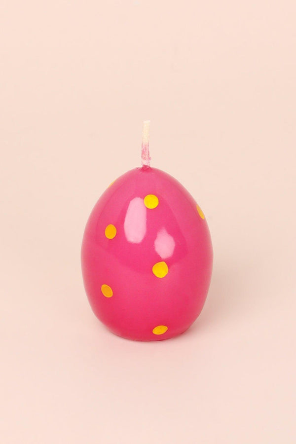 G Decor Set Of 6 Easter Egg Candles - Pink Pink
