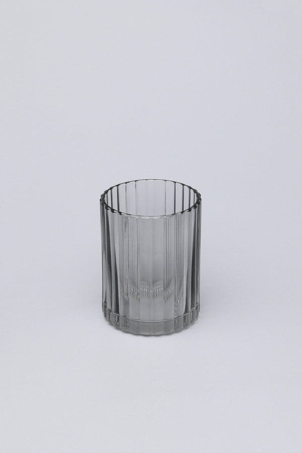 G Decor Three Piece Vienna Grey Glass Bathroom Set