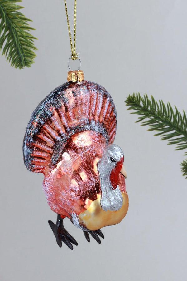 g decor Turkey Christmas Tree Glass Bauble