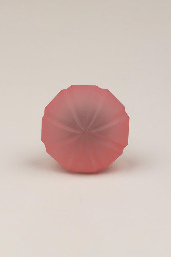 G Decor Tuscany Umbrella Matt Glass Door Knob Pink