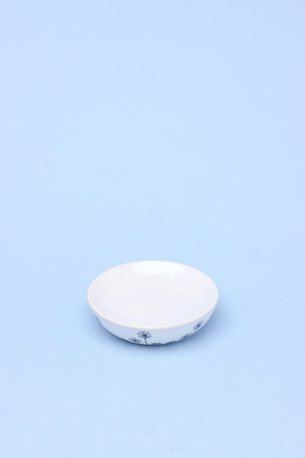 G Decor White And Blue Ceramic Bath Accessory Set